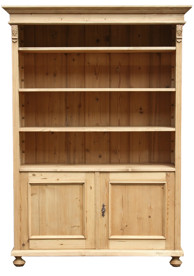 Landhaus Regal mit Türen - Weichholz Schrank