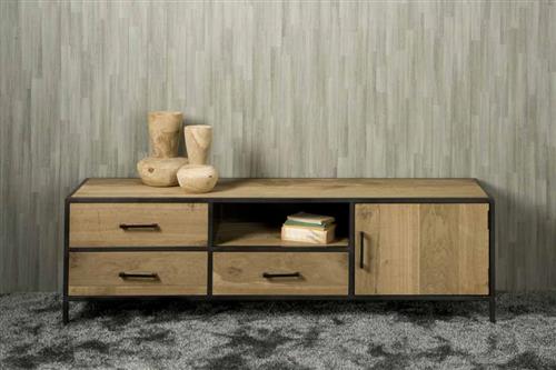 Luna TV-Möbel 180 cm Eichenholz TV Anrichte