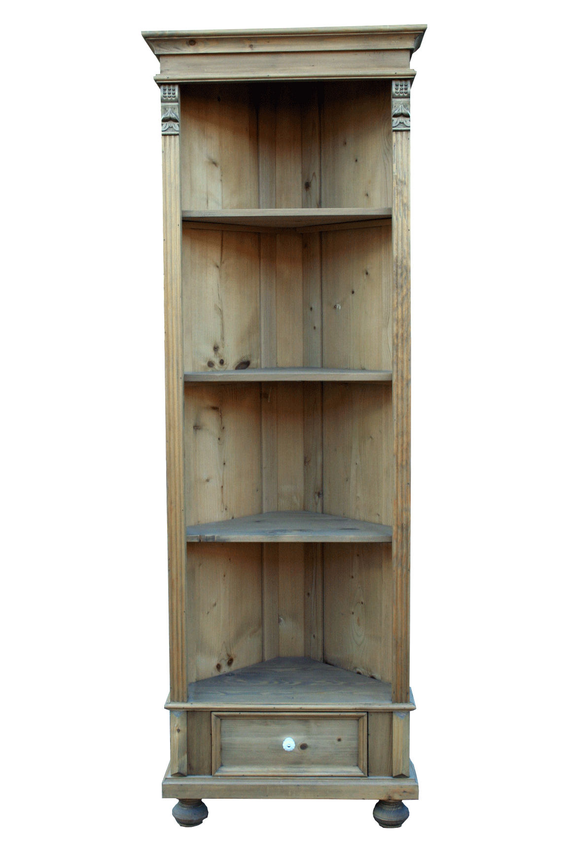 Landhaus Eckschrank im Jugendstil