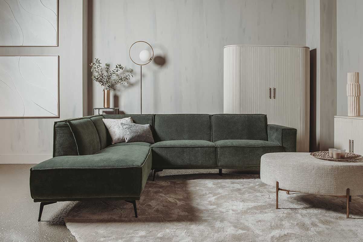 Sofa - Leeds - Loungesofa - Ecksofa 268cm in verschiedenen Farben - sofort lieferbar