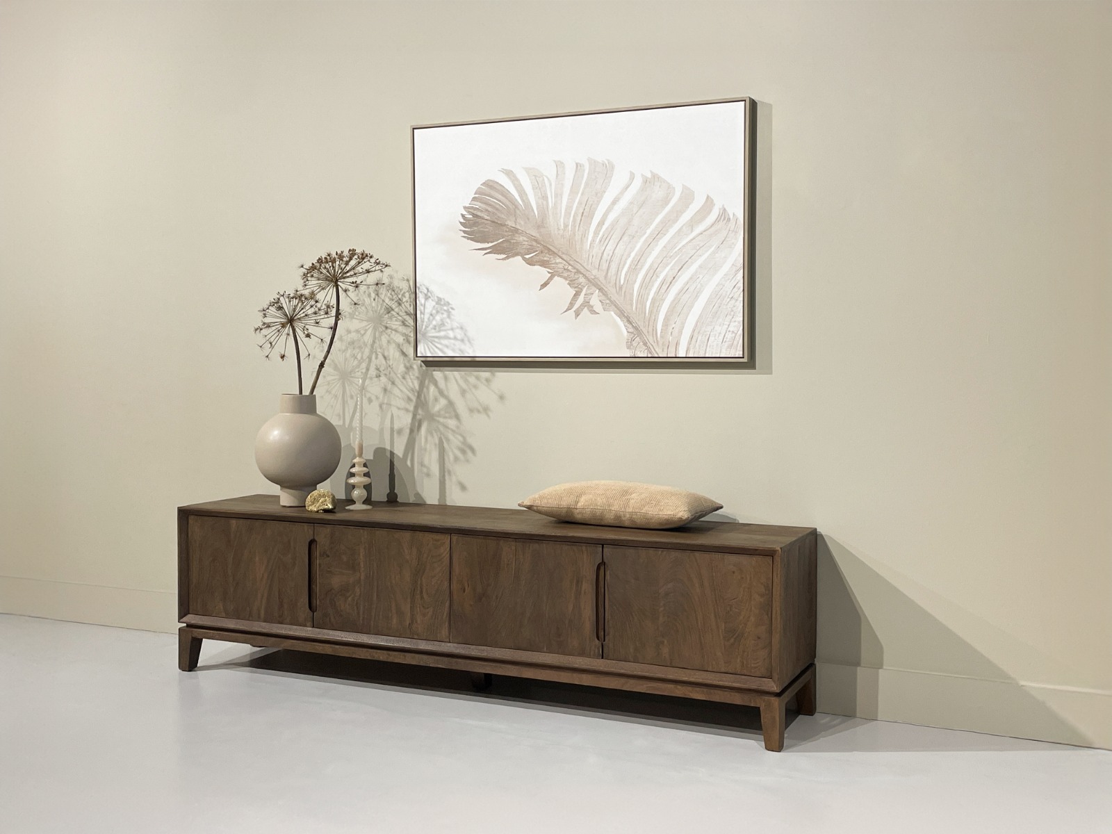 TV- Anrichte Cortez-Kollektion 210 cm Mangoholz Sideboard