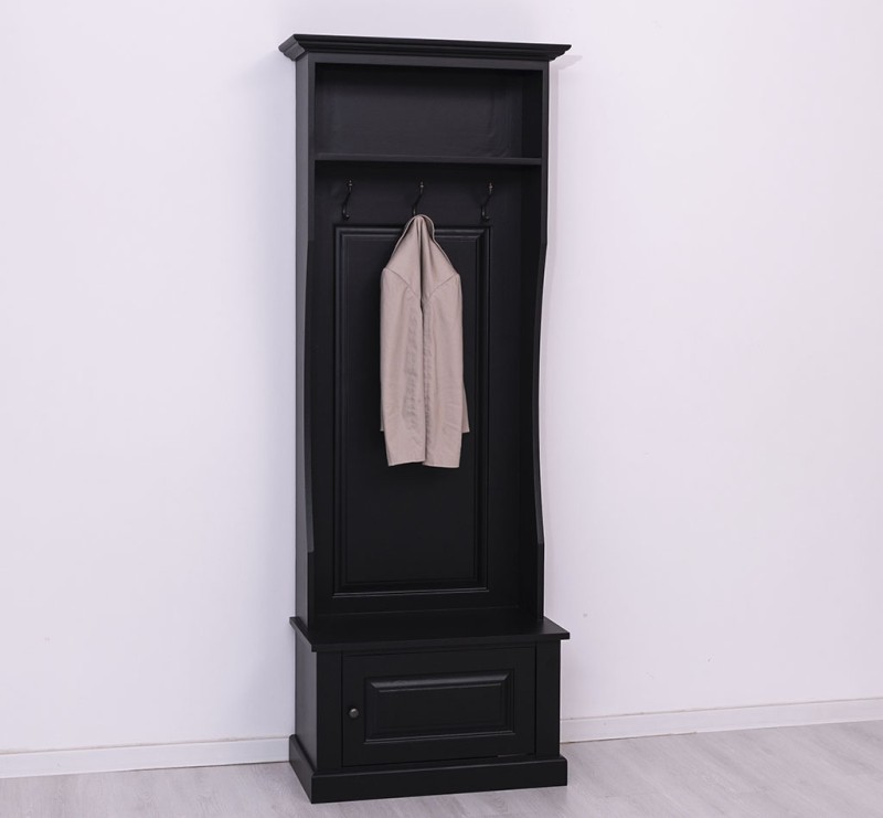 Garderobe mit Kleiderhacken - 80 cm in verschiedenen Farben