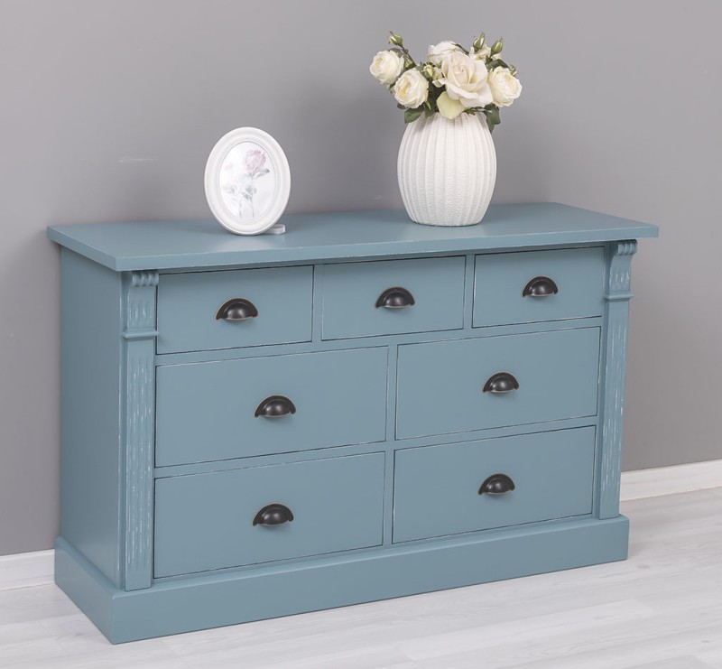 Kommode Landhaus Stil viele Schubladen