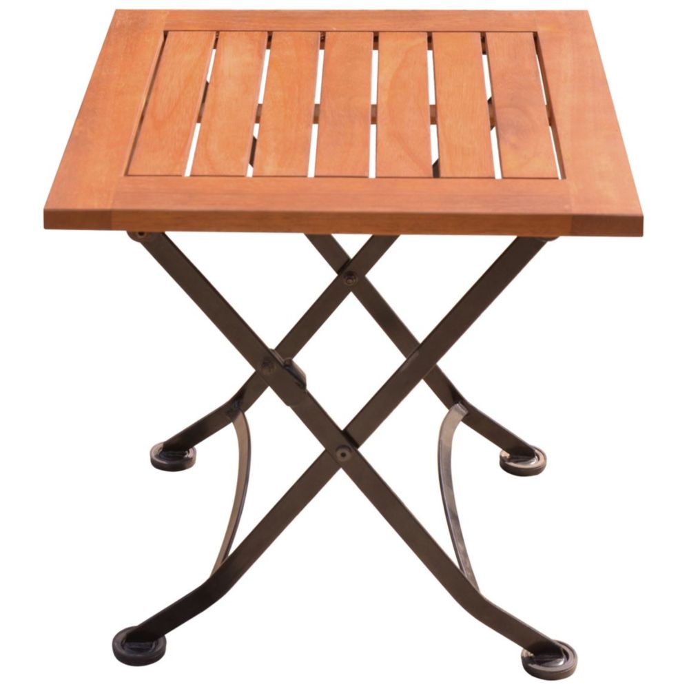 Beistelltisch klappbar Eukalyptus FSC, geölt, Gartentisch, Outdoor- Möbel