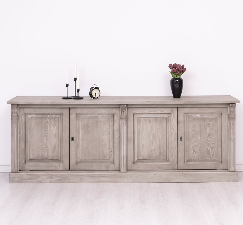 Anrichte im Landhaus Stil mit 4 Türen - Sideboard Massivholz