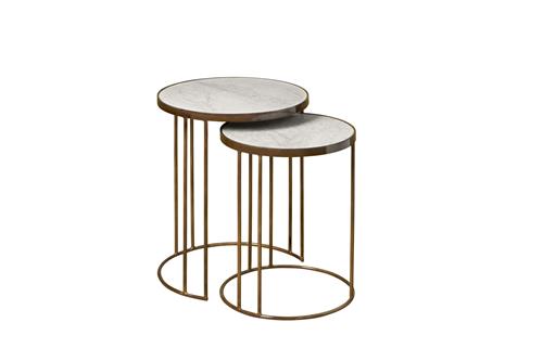 Marmor Beistelltisch 2er Set