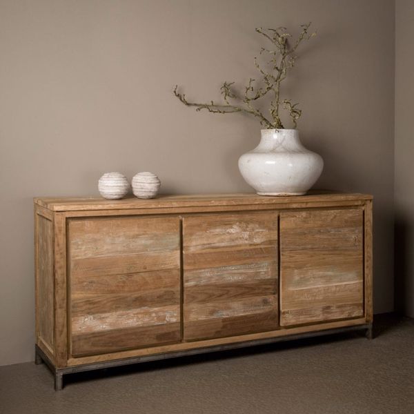 Venedig Sideboard 180 cm  Recyceltes Teakholz