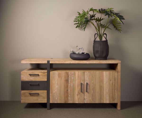 Lucca Sideboard 185 cm Teakholz Anrichte