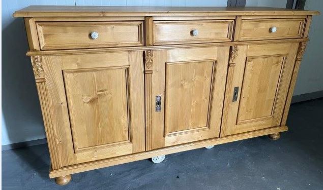 Landhaus Anrichte Weichholz Sideboard Kommode