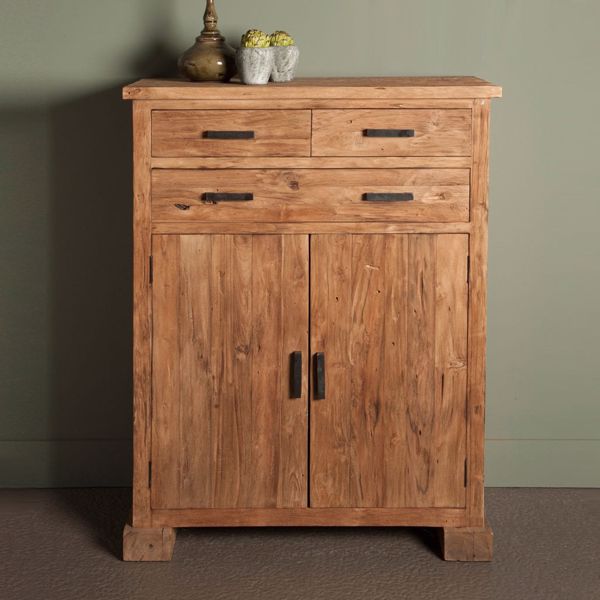 Teakholz Vertiko Lorenzo - 100 cm