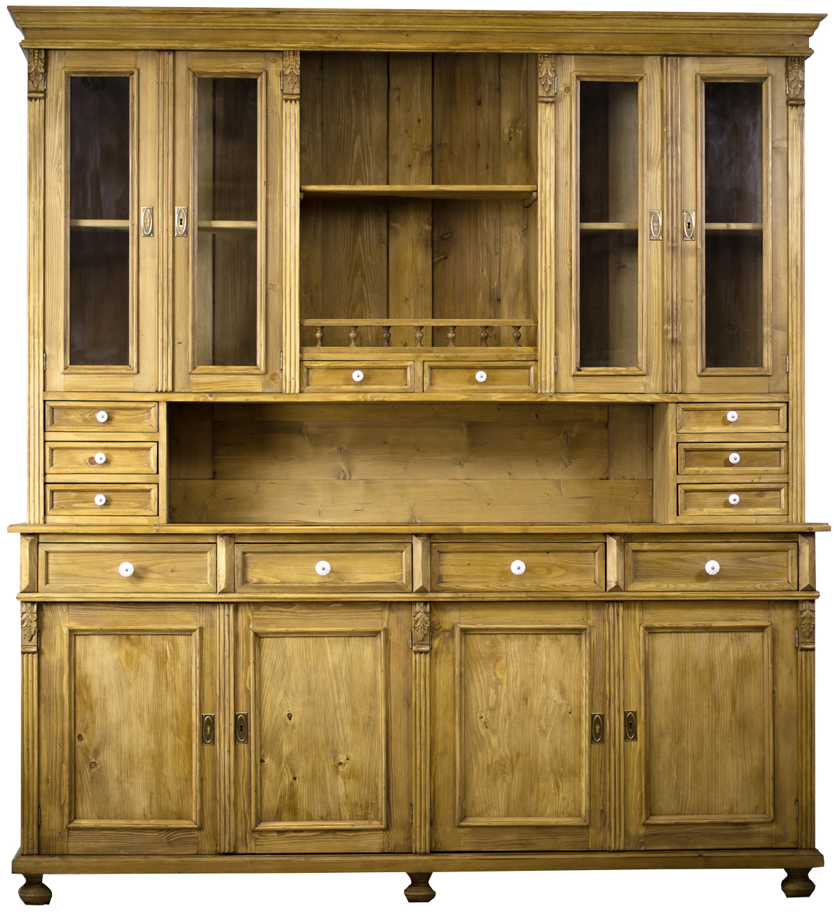 Landhaus Ladenschrank Massivholz