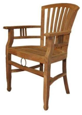 Stuhl Endang mit Armlehnen Teak massiv