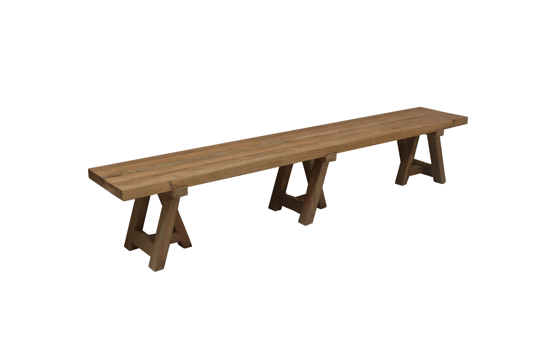 Gartenbank Frejus Teakholz massiv Outdoor Gartenmöbel Teak Bank