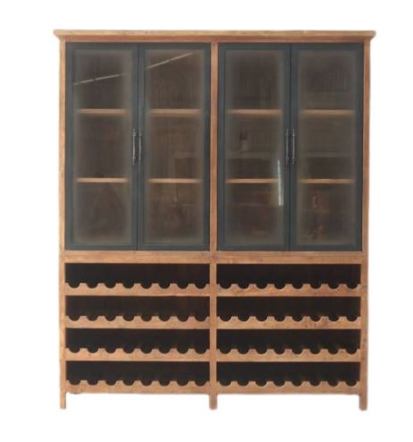 Weinschrank Teak Weinregal Barschrank Roda