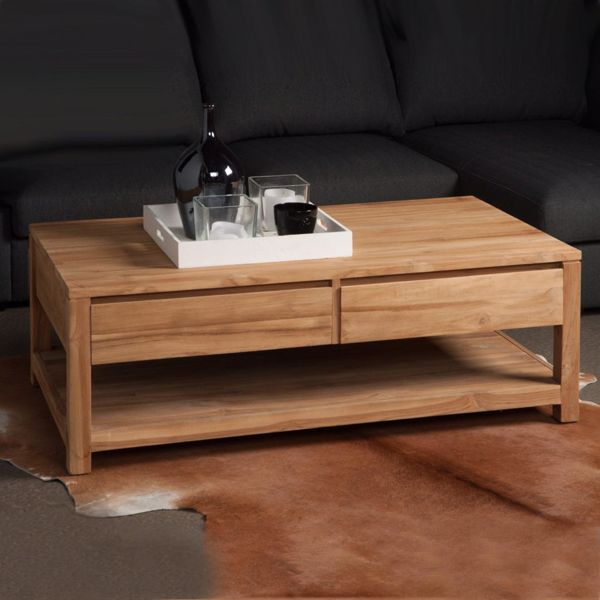 Losari Beistelltisch Couchtisch Teakholz  130 cm