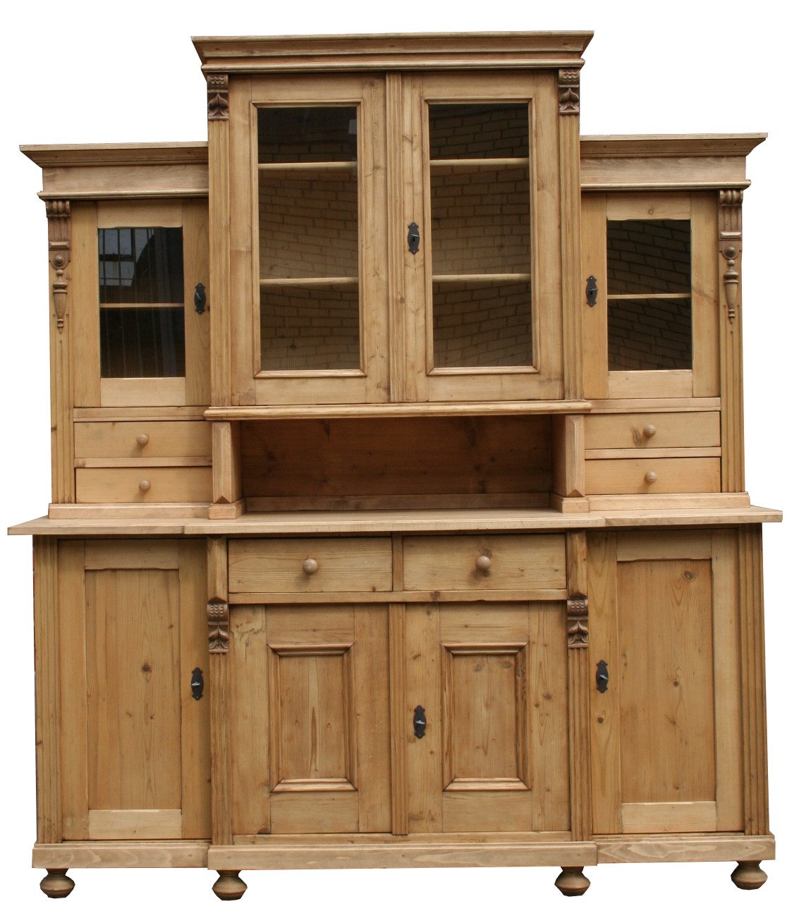 Weichholz Buffet Schrank im Landhausstil - Vollholz Massiv