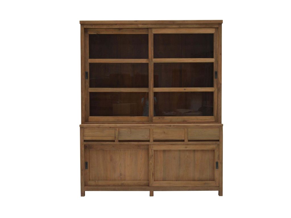 Teakholz Shop Cabinet AT-017 Ronan – Massiv & Elegant