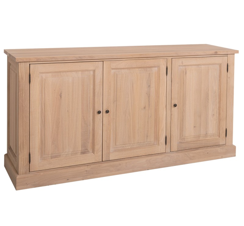 Elegante Anrichte aus Eiche mit 3 Türen Landhaus Sideboard