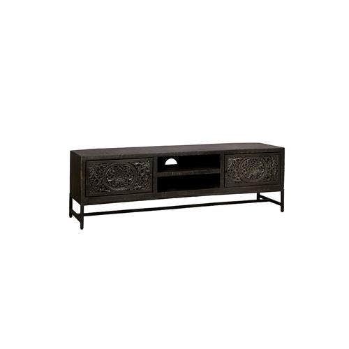 Renew Casina TV-Schrank 160 cm in Schwarz