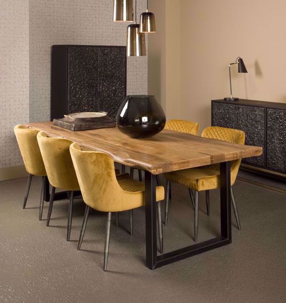 Esstisch Nicosia Mango im Industrie Style - verschiedene Größen 180-260 cm