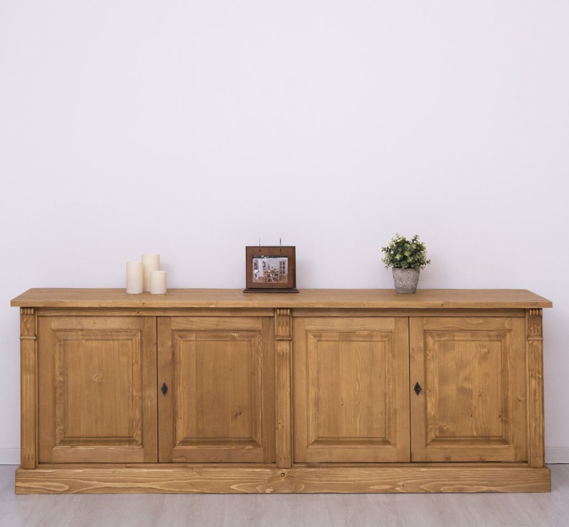 Anrichte im Landhaus Stil mit 4 Türen - Sideboard Massivholz