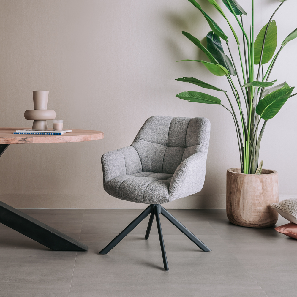 Armstuhl Alba 180° Drehbar Esszimmerstuhl in verschiedenen Farben Stuhl Sessel