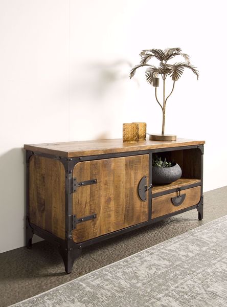 Basto TV-Schrank 120 cm Lowboard Mangoholz