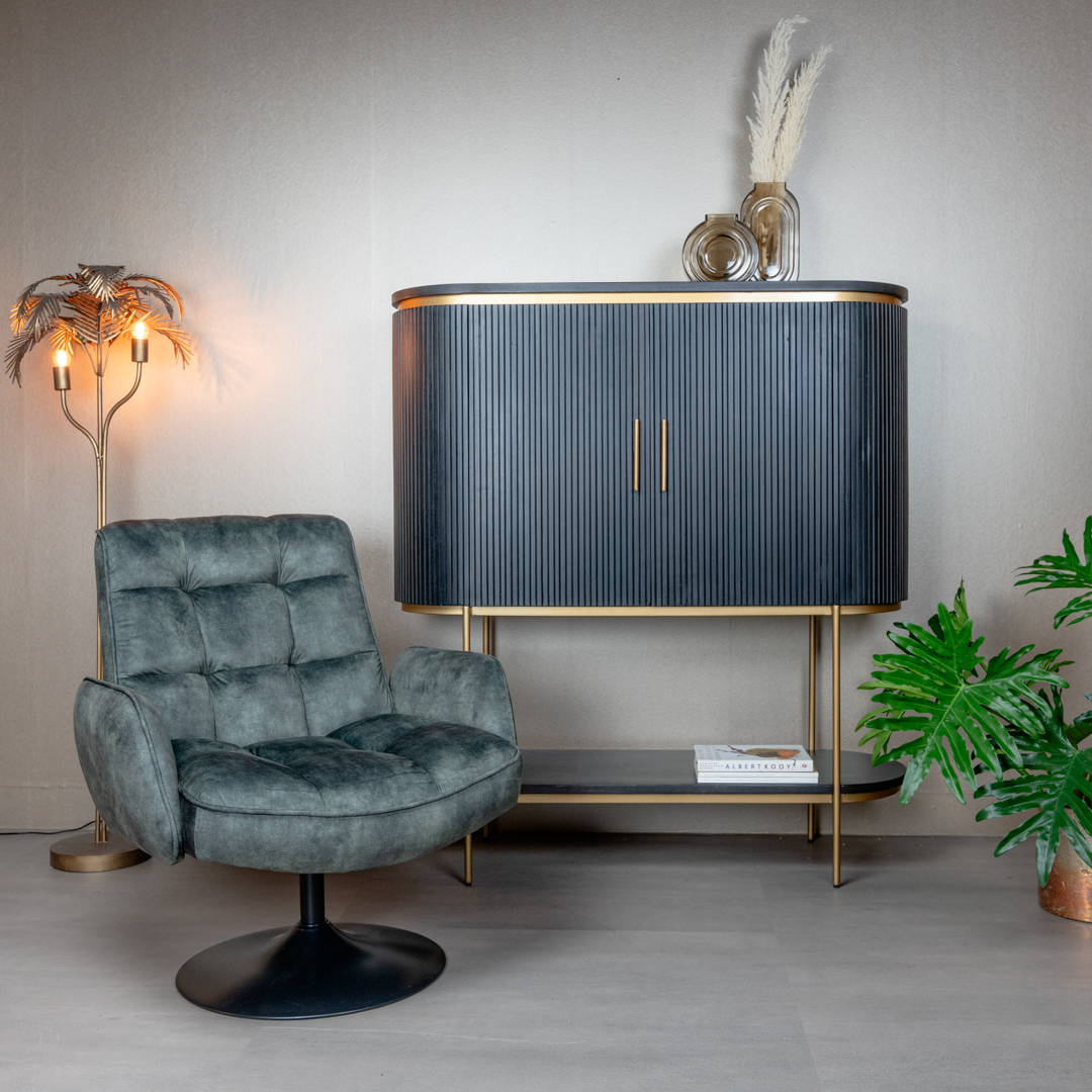 Tropea drehbarer Sessel -  Stuhl 180° drehbar in verschiedenen Farben