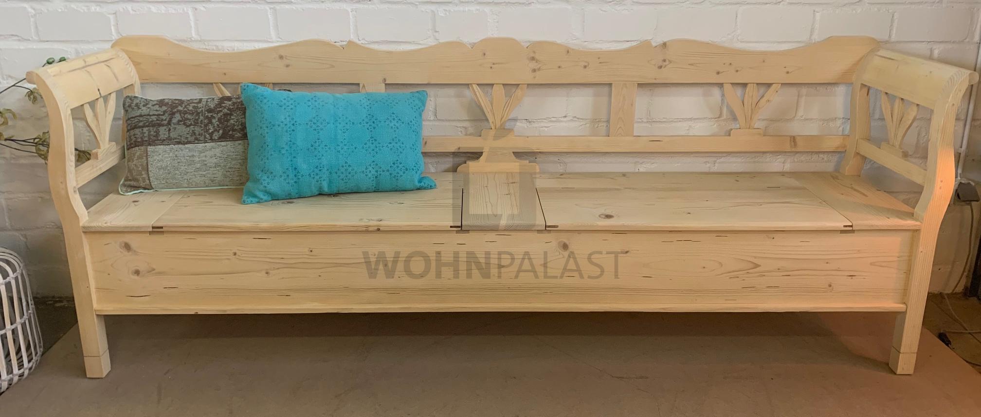 Truhen Bank Tulpe antikbraun - 220 cm