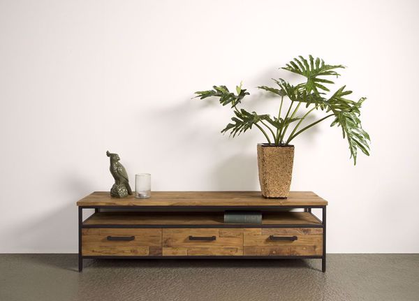 TV-Schrank Livorno 160 cm  Teakholz