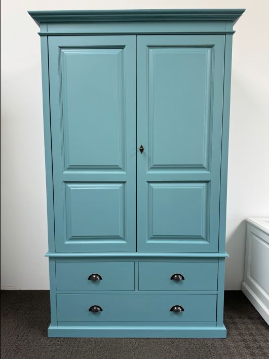 Kleiderschrank Landhausstil 120 cm aus Kiefernholz