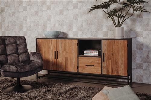Felino SIDEBOARD 200 cm Teakholz Kommode