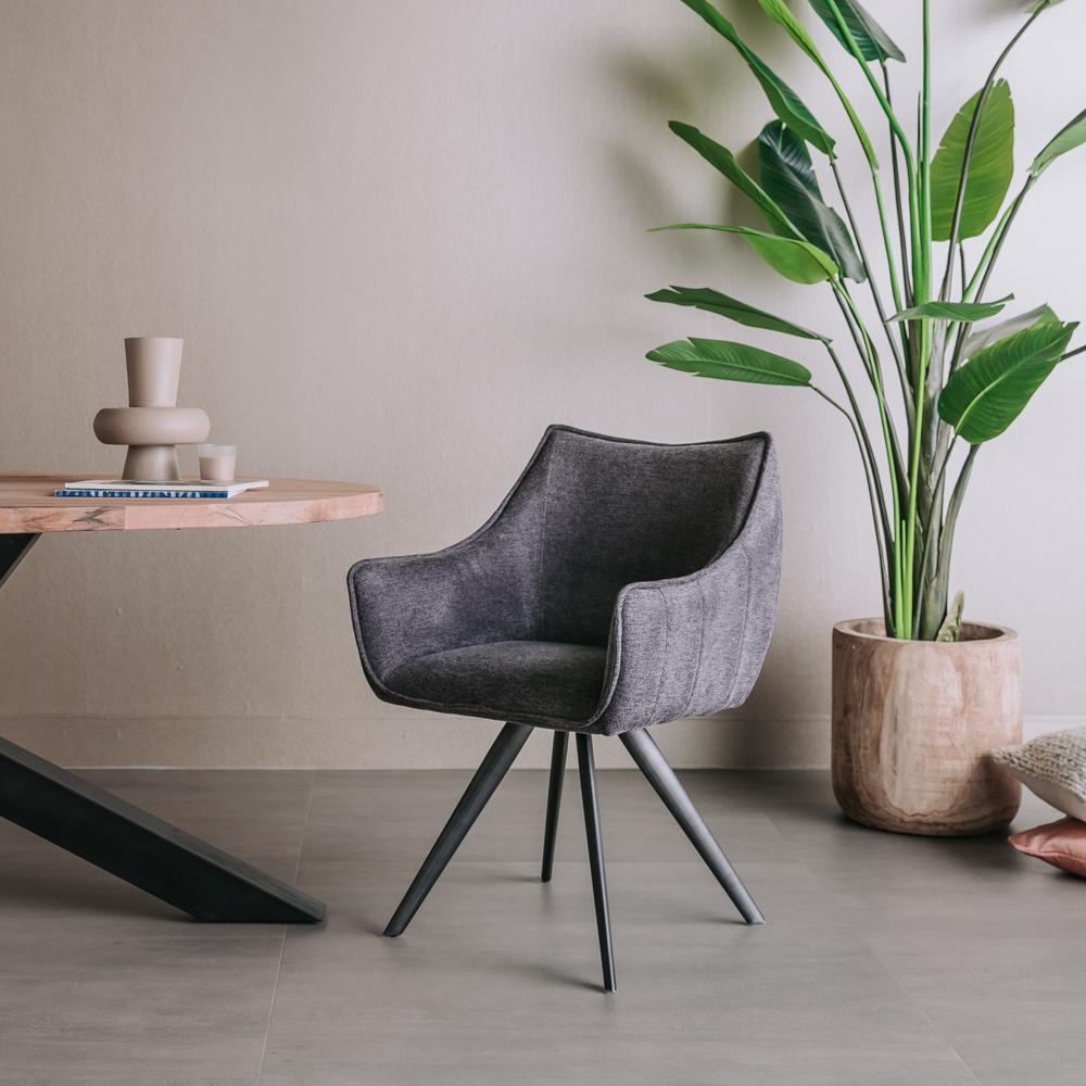 Riviera drehbarer Armlehnstuhl -  Stuhl 180° in verschiedenen Farben