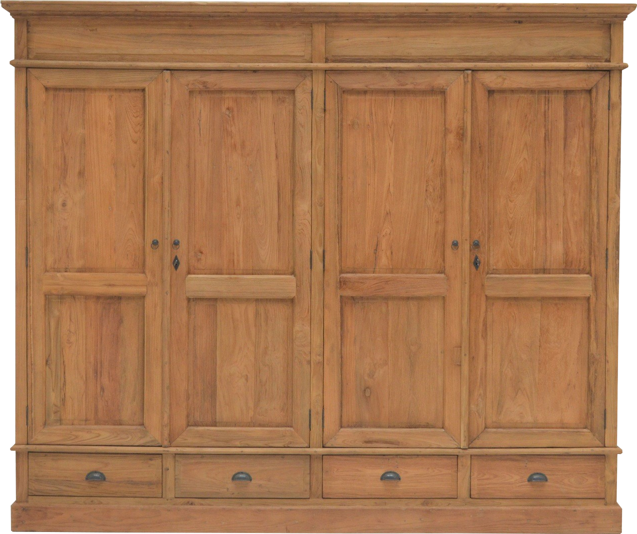 Kleiderschrank Almeira 200cm Teak Schrank