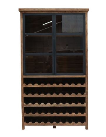 Weinschrank Roda Teak Weinregal Barschrank Schrank