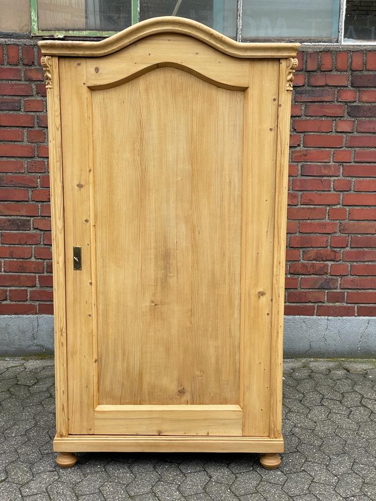 Gründerzeit 1-Türiger Schrank aus Weichholz