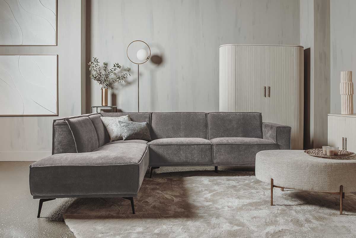 Sofa - Leeds - Loungesofa - Ecksofa 268cm in verschiedenen Farben - sofort lieferbar